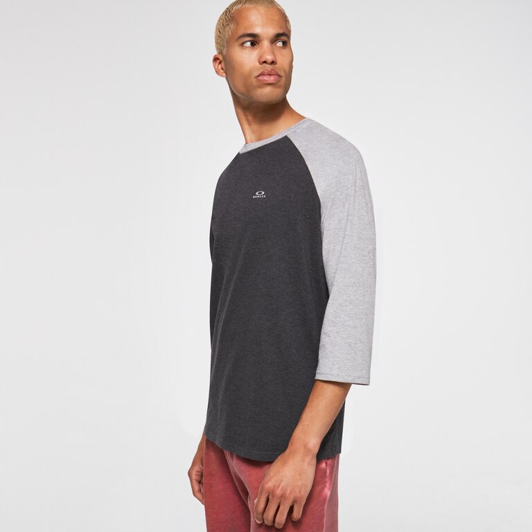 Relax Raglan 3/4 Tee - Double Gray Heather