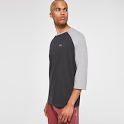 Relax Raglan 3/4 Tee - Double Gray Heather