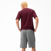Bermuda Masc Mod Sports Knit Shorts - Shadow