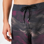 Marble Swirl 19" Boardshort - Ultra Purple Magma
