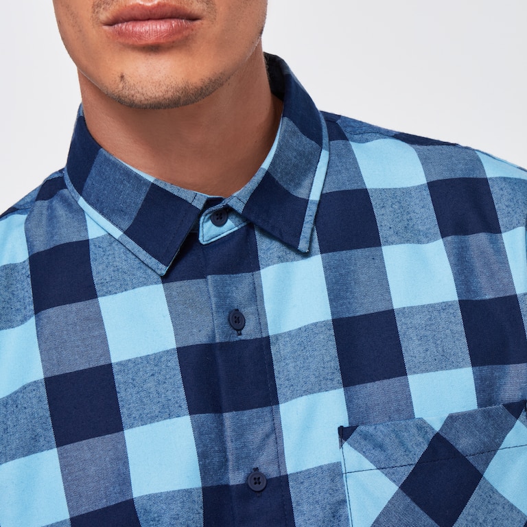 Essential Plus LT Flannel LS - Aviator Blue Check