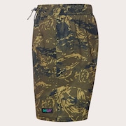 Camo H2O Rc 18" Beachshort - Tiger Mountain Camo Green