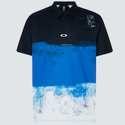 Color Block Shade Polo - Uniform Blue