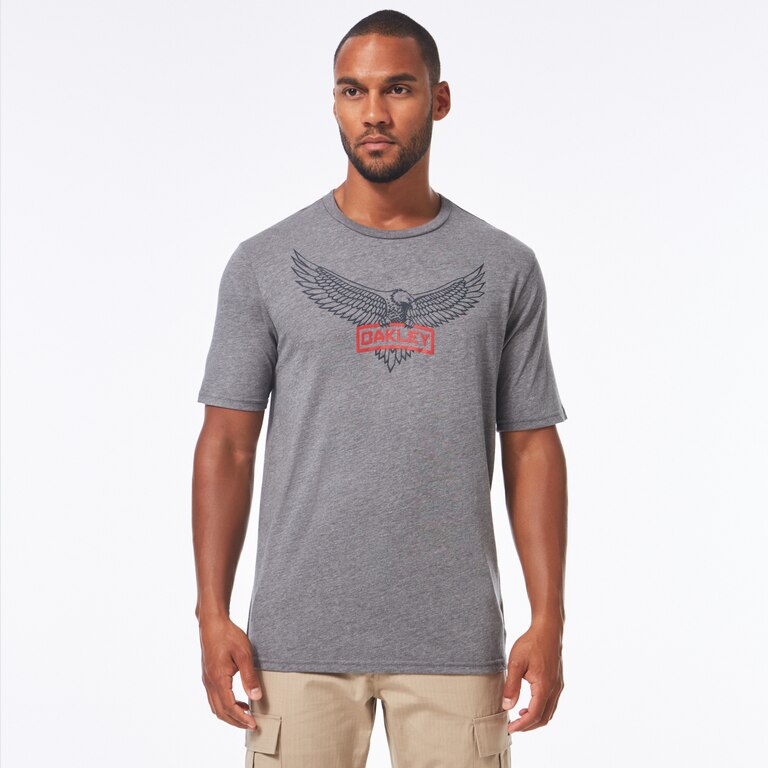 SI Oakley Eagle Tab Tee - Athletic Heather Gray