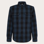 Terraformic LS Button Down - Black/Blue Check