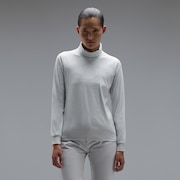 Elevate Embossed LS Mock Shirt
