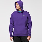 Gradient B1B Patch Hoodie - Deep Violet