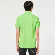 Skull Revolve 3D Mock Shirt - Neon Green