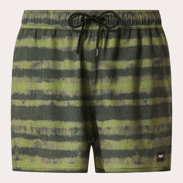 Blur Stripes Rc 16" Beachshort - Blurred Stripe Green
