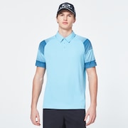 Dot Sleeves Polo - Aviator Blue