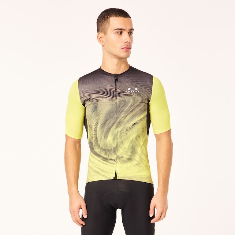 Endurance Dazzle Camo Jersey - Gradient Swirl Black/Yellow