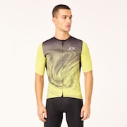 Endurance Dazzle Camo Jersey - Gradient Swirl Black/Yellow