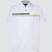 Oakley Hexsplit Stripe RC Polo - White