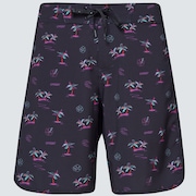 Tropics B1B Rc 19" Boardshort - Tonal Black