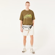 Wired Mtn Scape Tee - Army Green
