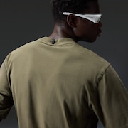 Echo Mod Embroidered Tee - Deep Olive