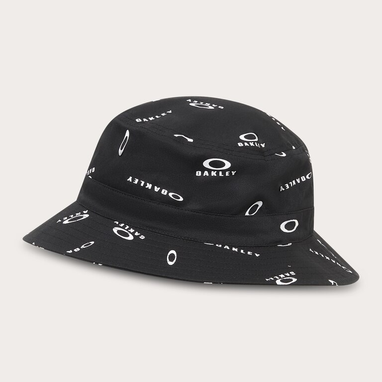Oakley バケットハット ブラック オークリー Essential Logo Hat 25.0 Black Print | オークリー公式