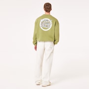 Mtl Ringed B1B Crew Sweatshirt - Fern