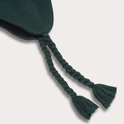 Nordic Earflap Beanie - Dark Green Norway Pattern