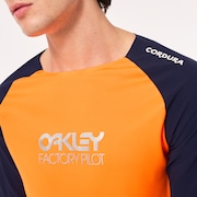 Maven Scrub LS Jersey - Orange/Blue