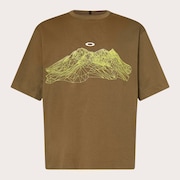 Wired Mtn Scape Tee - Army Green