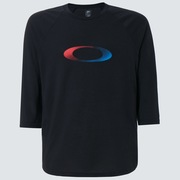 USA Gradient Ellipse 3/4 Tee - Blackout