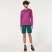 Wmns  Factory Pilot LS Jersey - Ultra Purple
