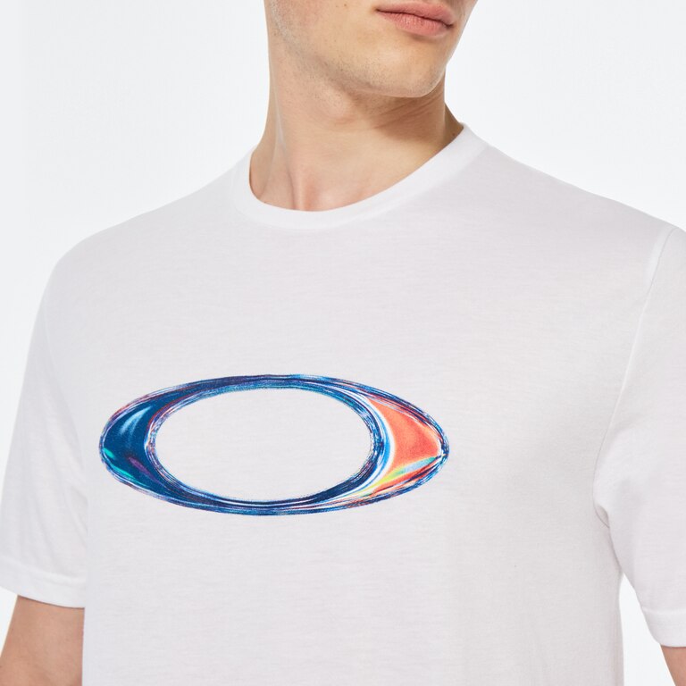 Marble Ellipse Tee - White