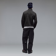 Canopy Polar Zip Sweatshirt​ - Pitch Black
