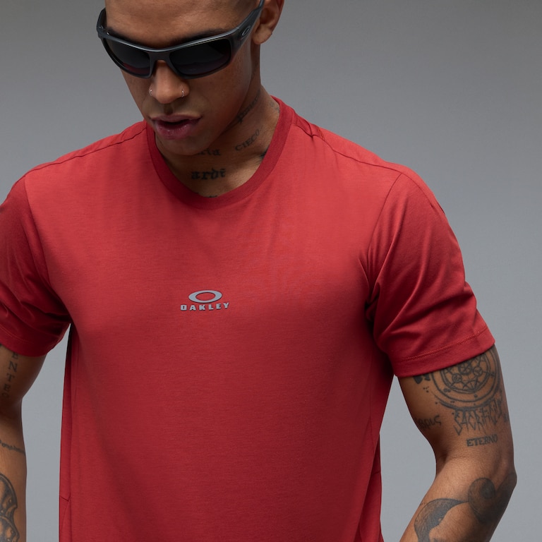 Edge Force SS Tee - Flame Red