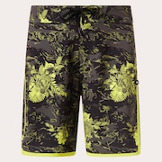 Palm Florals Rc 19” Boardshort - Tiger Flowers Camo Green