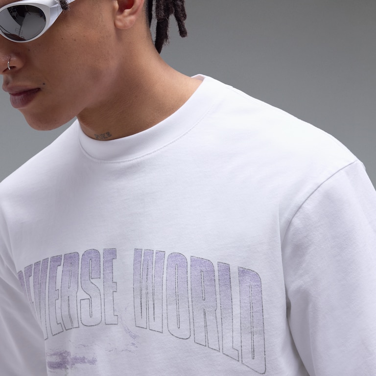 Reverse World Tee - White