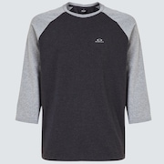Relax Raglan 3/4 Tee - Double Gray Heather