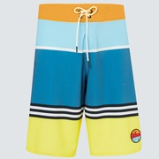 Striped 1975 Boardshort 21 - Blue Yellow Color Block