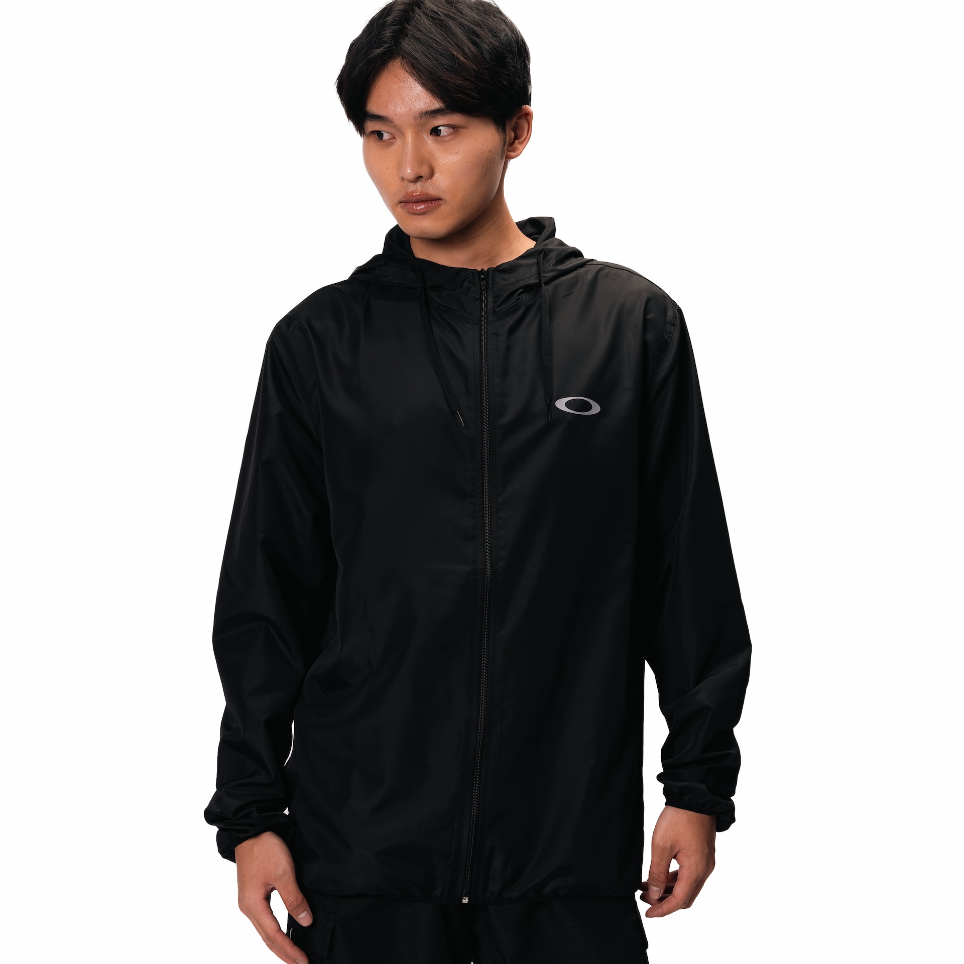 Oakley Jaqueta Essential Windbreaker em Blackout | Oakley® BR