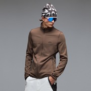 Canopy Full Zip Sweatshirt - Dark Umber
