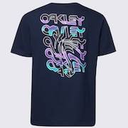 Twisted Wave B1B Tee - Fathom