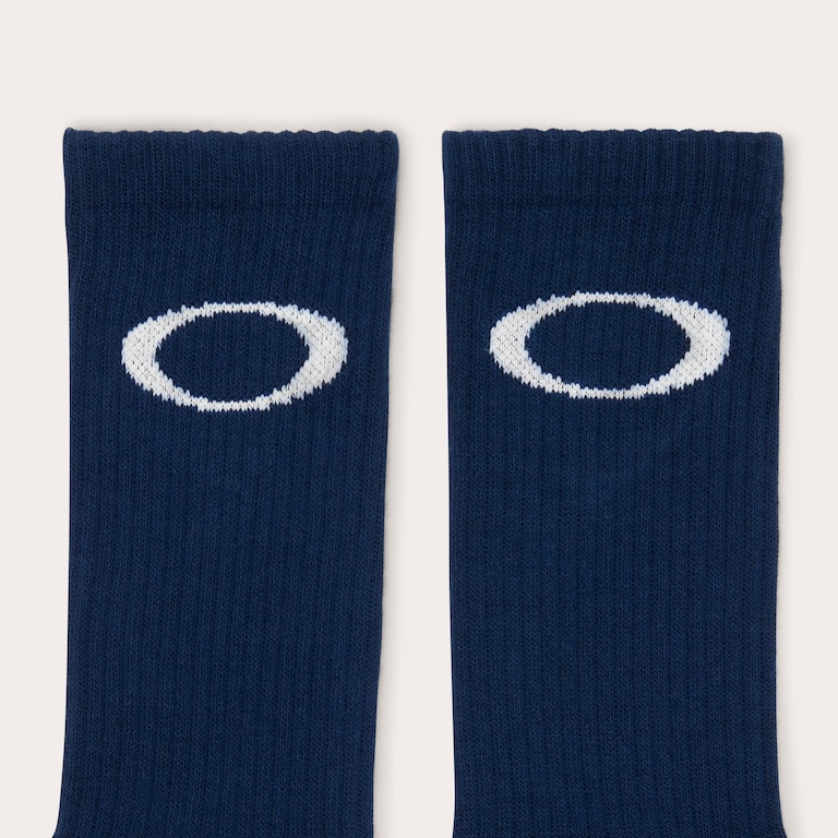 Ellipse Crew Sock - Abyss/White