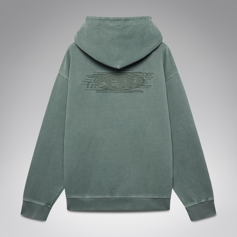 Echo Mod Embroidered Hoodie - Aviator Green
