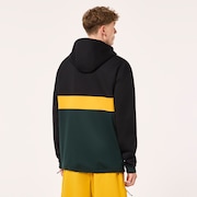 Tnp Nose Grab Softshell Hoodie - Black/Hunter Green