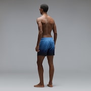 Sand Pixel Rc 16" Beachshort - Monog Gradient Elect Blut
