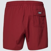Seersucker 16" Beach Short - Iron Red