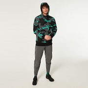 Factory Pilot Rc Hoodie - B1B Camo Black/Mint/Gray