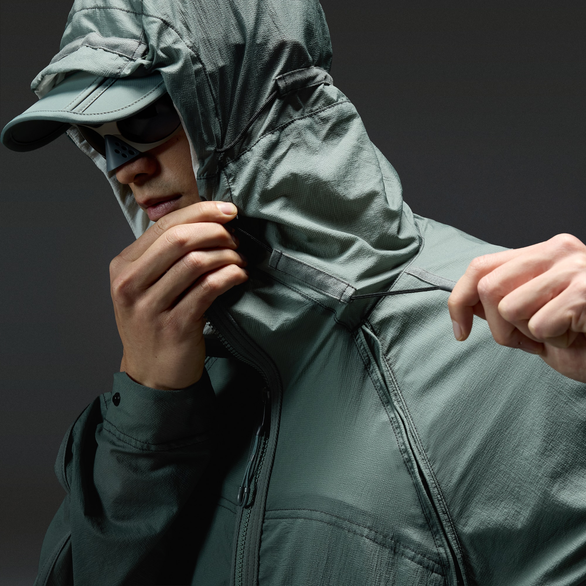 オークリー Latitude Veil Flow Jacket Aviator Green | オークリー