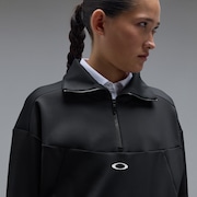 Elevate Synchronism H/Z Pullover - Pitch Black