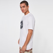 Camo Float Ellipse Tee - White