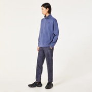 Skull Bulge H/Z Pullover Fleece - Blue Tar