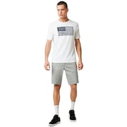 SI Distressed Flag Tee - White