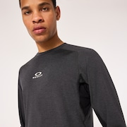 O Fit Rc LS Tee - Black/Gray Heather