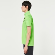 Skull Revolve 3D Mock Shirt - Neon Green